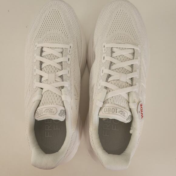 New Balance Women's Fresh Foam X 1080 V13 Running Shoe, White/, 6.5 wide - Picture 6 of 10